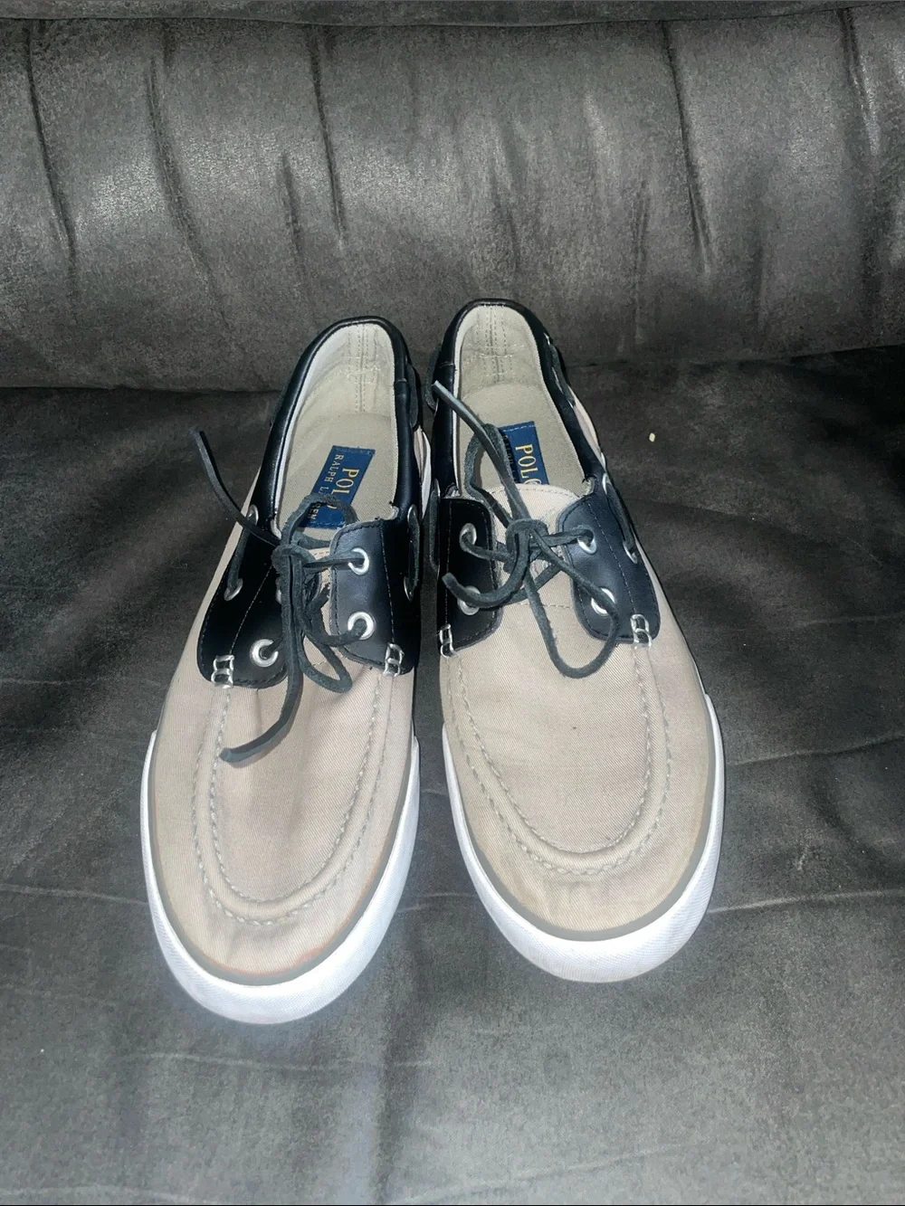 Polo Ralph Lauren Rylander boat shoes size 8